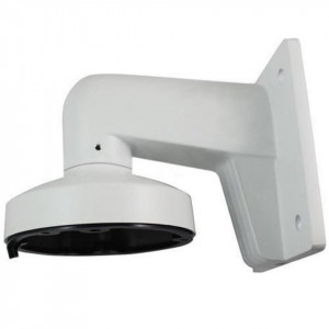 Suport de perete HikVision Wall Mount DS-1272ZJ-120 pentru camere supraveghere tip dome, material aliaj de aluminiu, finisaj alb Hikvision, constructie robusta de exterior, management eficient cabluri, montaj stabil