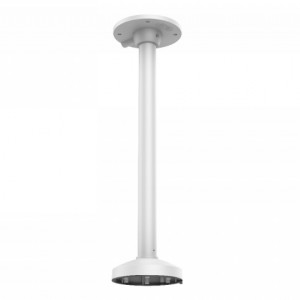 Suport de tavan tip pandantiv HikVision DS-1271ZJ-140, montaj camere Dome, material aliaj de aluminiu, culoare alb HikVision, design ergonomic, trecere cabluri prin interior, stabilitate ridicata, finisaj profesional