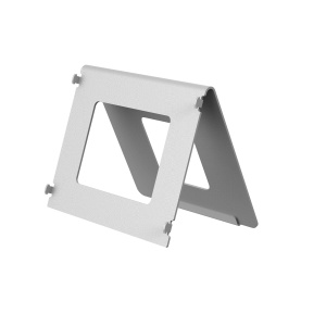Suport masa/interfon Hikvision DS‑KABH6350‑T, bracket din otel SECC cu elemente din gel de siliciu, pentru statii interfon DS‑KH6350‑TE1, DS‑KH6350‑WTE1, DS‑KH6351‑TE1 si DS‑KH6351‑WTE1, montaj stabil si fixare sigura