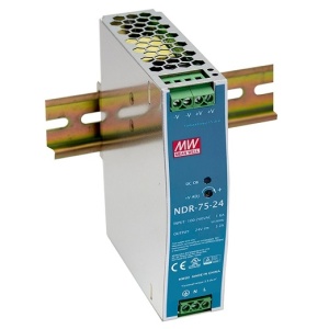 Sursa de alimentare industriala Hikvision NDR-75-48, unitate PSU industrial control system, semiconductor fabrication equipment, factory automation, electro-mechanical apparatus, montaj pe sina DIN