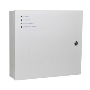 Sursa in comutatie cu back-up ZTP1210B-09F, tensiune iesire reglabila 12-14V DC ADJ, curent 10A, 9 canale de iesire, curent incarcare acumulator 1.8A, compatibila acumulator 12V 7Ah, eficienta peste 85%