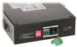 Switch PoE 4 Porturi Gigabit HikVision DS-3T0506HP-E/HS, Industrial Harsh, 1 port Hi-PoE 60W (802.3bt), 2 porturi SFP Fiber, PoE Watchdog, temperaturi extreme (-30°C la 65°C), protectie 6KV, carcasa metalica, Fanless - Img 5