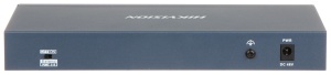Switch PoE 8 Porturi HikVision DS-3E0310P-E/M, 10/100 Mbps, 2 porturi Gigabit Uplink, transmisie Long Range pana la 300m, putere totala 60W, protectie supratensiune 6KV, carcasa metalica, design fara ventilator - Img 5