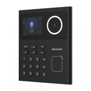 Terminal standalone control acces HikVision cu recunoastere faciala Card MIFARE si PIN camera 2MP ecran LCD color 2.4 inch DS-K1T320MWX - Img 2