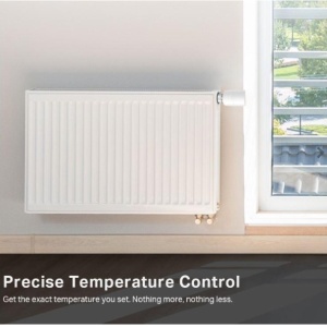 Termostat inteligent TP‑Link Kasa KE100 Kit, control precis temperatura calorifere, programe si timere automate, control vocal Alexa/Google/Siri, protectie impotriva inghetului, aplicatie mobila, compatibil M30x1.5, necesita hub Kasa - Img 6