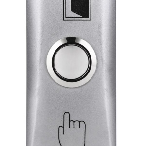 Buton de iesire cu carcasa pentru sisteme control acces, montaj aplicabil, ND-EB13, iesire contact NO, dimensiuni compacte 80 x 30 x 24 mm, material rezistent, instalare usoara, culoare alba, utilizare interior