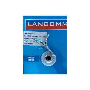 Cablu retea FTPcat.6Lancomm, ecranat cu folie de aluminiu, conductor CCA, 4 perechi torsadate, ideal pentru retele Gigabit si protectie impotriva interferentelor, lungime rola 305m, instalari profesionale - Img 3