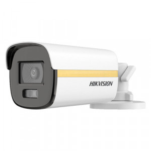 Camera HikVision Analog 3K IR40m WL40 ColorVu Dual Light DS-2CE12KF3T-LE cu PoC - Img 3