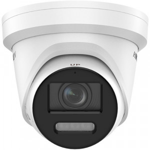 Camera Hikvision IP Turret 8MP ColorVU cu microfon incorporat si strobe light DS-2CD2387G2-LSU/SL - Img 2