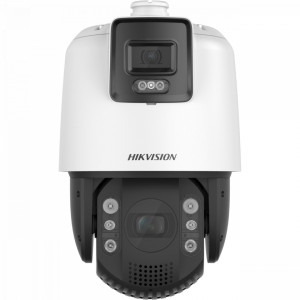 Camera PTZ HikVision TandemVu 2MP DS-2SE7C124IW-AE(32x/4)(S5)(4mm, 5.9-188mm), zoom optic 32x, vedere panoramica, tehnologie DarkFighter, IR 200m, alarma audio-vizuala (Flash/Sirena), analiza video Deep Learning, Hi-PoE