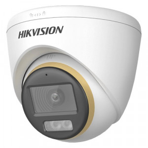 Camera supraveghere Analog Hikvision Turret 2MP DS-2CE72DF3T-LFS(2.8mm), tehnologie ColorVu si Smart Hybrid Light, audio prin cablu coaxial, microfon incorporat, imagini color 24/7, 130dB True WDR, iluminare 40m, protectie IP67 - Img 3