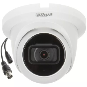 Camera supraveghere analogica Dahua eyeball 5MP DH-HAC-HDW1500TMQ-A(2.8mm), tehnologie Starlight, microfon incorporat, lentila 3.6mm, IR 60m, Smart IR, 4 in 1 CVI/CVBS/AHD/TVI, carcasa metalica IP67, Quick-to-install - Img 2