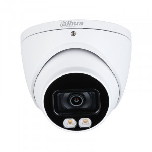 Camera supraveghere analogica Dahua eyeball 5MP HAC-HDW1509T-A-LED-0360B(3.6mm) Full-color, imagini color 24/7, tehnologie Starlight, microfon incorporat, lumina LED 40m, 4 in 1 (CVI/CVBS/AHD/TVI), protectie IP67, rezolutie 5MP