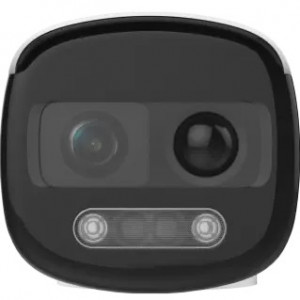 Camera supraveghere analogica Hikvision Bullet 3K DS-2CE12KF3T-PIRXO(2.8mm), ColorVu imagini color 24/7, senzor PIR detectie umana, alarma lumina stroboscopica si sonora, WDR 130dB, IP67, lumina alba distanta 40m