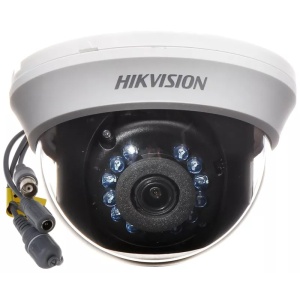 Camera supraveghere analogica HikVision Dome 5MP DS-2CE56H0T-IRMMF(2.8mm)(C), Smart IR 20m, 4 in 1 TVI/AHD/CVI/CVBS, Turbo HD, instalare interior, carcasa plastic, senzor 5 Megapixel, 2D DNR - Img 4