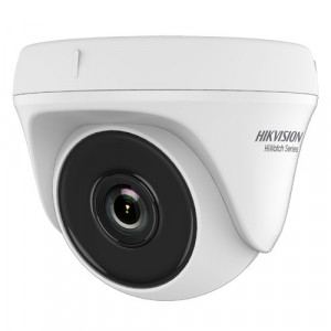 Camera supraveghere analogica HikVision HiWatch turret 1MP HWT-T110(2.8mm), rezolutie HD 720p, Smart IR distanta pana la 20m, lentila fixa, senzor CMOS, zi/noapte auto, iesire video HD, carcasa plastic rezistenta, de interior