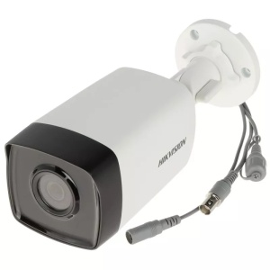 Camera supraveghere exterior Bullet 2 MP HikVision DS-2CE17D0T-IT5F(3.6mm), Turbo HD, Smart IR distanta mare 80m, tehnologie 4 in 1 (TVI/AHD/CVI/CVBS), protectie IP67, rezolutie Full HD 1080p, lentila fixa, carcasa rezistenta - Img 2