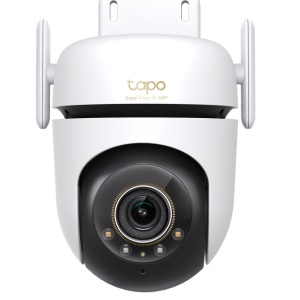 Camera supraveghere exterior TP-Link dome 5MP Tapo C530WS, 3K, Pan & Tilt 360°/130°, Night Vision Starlight color, AI detectie persoane/animale/vehicule, Wi‑Fi/Ethernet, IP66, audio bidirectional, microSD 512 GB, alarma luminoasa/sonora - Img 2