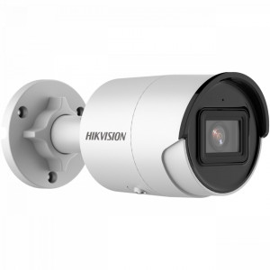 Camera supraveghere Hikvision Bullet 8MP (4K) DS-2CD2083G2-IU(2.8mm), AcuSense, microfon incorporat, WDR 120dB, H.265+, IP67, slot card SD, iluminare IR 40m, carcasa metalica, alimentare PoE, analiza video inteligenta