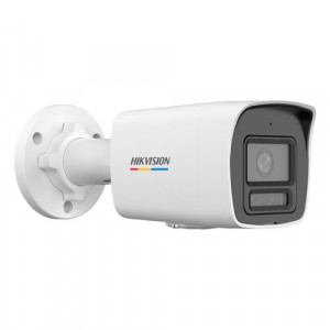 Camera supraveghere IP Hikvision Bullet 6MP DS-2CD1067G2H-LIU(2.8mm), tehnologie ColorVu si Smart Hybrid Light, analiza video detectie om si vehicul, microfon incorporat, slot card 512GB, H.265+, protectie IP67, carcasa metal - Img 2