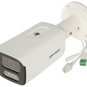 Camera supraveghere IP HikVision Bullet 8MP DS-2CD2T87G2H-LISU/SL(2.8mm), ColorVu, Smart Hybrid Light, Live Guard (alarma audio si stroboscop), AcuSense, audio bidirectional, 130 dB WDR, protectie IP67, slot card 512GB, imagine color 24/7, 4K - Img 4