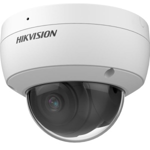 Camera supraveghere IP Hikvision Dome 4MP DS-2CD1143G2-IUF(2.8mm), detectie om si vehicul (MD 2.0), rezolutie Quad HD, microfon incorporat, protectie antivandal IK10, WDR 120dB, slot card 256GB, EXIR 2.0 IR 30m, IP67