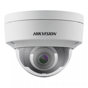 Camera supraveghere IP HikVision dome 8MP DS-2CD2183G0-I(2.8mm), rezolutie 4K, WDR 120dB, tehnologie H.265+, protectie intemperii IP67 si antivandal IK10, interfata audio si alarma, carcasa metalica, vizibilitate nocturna IR
