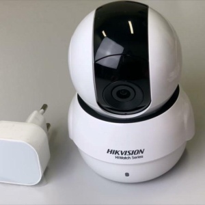 Camera supraveghere IP HikVision HiWatch PT 2MP HWC-P120-D/W(2.8mm), Wi-Fi, audio bidirectional, slot card microSD pana la 128GB, digital WDR, compresie H.264, rotire Pan & Tilt, alimentare 5V, vizualizare de la distanta prin app - Img 6