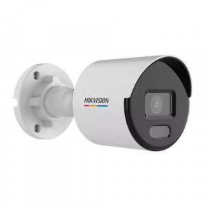 Camera supraveghere IP Hikvision Mini Bullet 4MP DS-2CD1047G2-L(2.8mm), tehnologie ColorVu pentru imagini color 24/7, detectie om si vehicul (MD 2.0), WDR 120dB, compresie H.265+, protectie IP67, carcasa metal si plastic