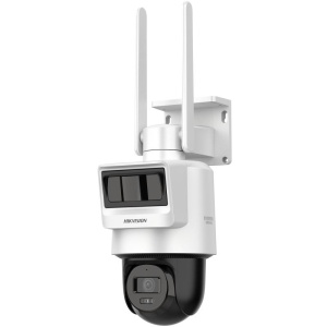 Camera supraveghere IP HikVision turret 2 MP DS-2DE2C200IWG-K/4G/C09S20(2.8mm), 4G LTE, PIR+radar pentru detectie precisa, audio bidirectional cu microfon si difuzor, stocare microSD pana la 512 GB, IP66, reglaj manual radar 0°/10°/20°