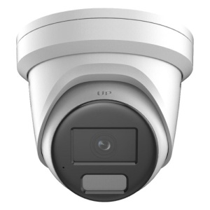 Camera supraveghere IP HikVision turret 4MP DS-2CD2346G2H-IU(2.8mm)(eF), tehnologie DarkFighter, WDR 120dB, H.265+, microfon incorporat, protectie IP67, analiza Deep Learning, clasificare om/vehicul, performanta low-light