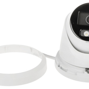 Camera supraveghere IP Hikvision turret 6MP DS‑2CD2363G2‑LI2U/SL(2.8mm), AcuSense detectie persoane/vehicule, Smart Hybrid Light cu moduri iluminare, audio bidirectional dual‑microfon, WDR 120 dB, H.265+, alarma strobe, microSD 512 GB - Img 6