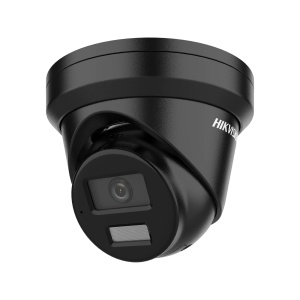 Camera supraveghere IP HikVision turret 6MP DS‑2CD2366G2H‑IU(2.8mm)(eF)(Black) Darkfighter pentru lumina scazuta, WDR 120 dB, H.265+, microfon integrat pentru audio in timp real, detectie persoane si vehicule, rezistenta la apa si praf IP67