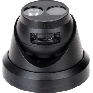 Camera supraveghere IP HikVision Turret 8MP DS-2CD2383G2-IU(2.8mm) Black, 4K, AcuSense, DarkFighter, H.265+, microfon dual integrat, IR 30m, WDR 120dB, protectie IP67, slot card SD, carcasa metalica neagra, PoE - Img 3