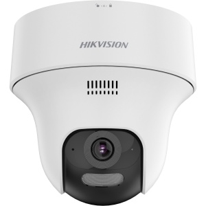 Camera supraveghere IP HikVision turret PT 4MP DS-2CV1F43G2-LIDWF(B) Wi-Fi 6, IR up to 20m, white light up to 15m, two-way audio, digital WDR, HLC, BLC, 3D DNR, motion detection, built-in mic & speaker