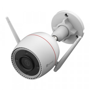 Camera supraveghere IP Wi-Fi Ezviz Bullet 4MP CS-H3c-2K+4, rezolutie Quad HD 1440p, detectie om prin AI si recunoastere gesturi (fluturarea mainii), vedere nocturna color, audio bidirectional, IP67, slot card 512GB - Img 2
