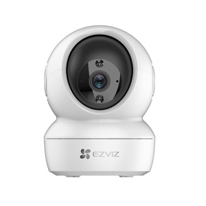 Camera supraveghere IP Wi-Fi Ezviz PT Dome 2MP CS-H6c (1080P), lentila 4mm, IR 10m, detectie miscare, urmarire inteligenta, comunicare bidirectionala, slot card microSD 256GB, RJ45, Digital WDR, 3D DNR