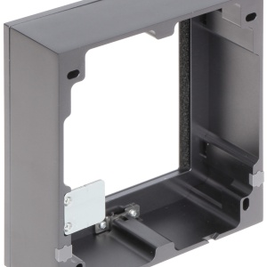 Carcasa interfon montaj aparent HikVision DS-KD-ACW1/S, rama modulara pentru 1 modul, material otel inoxidabil de inalta calitate, include panou frontal si accesorii instalare, design robust si rezistent - Img 5