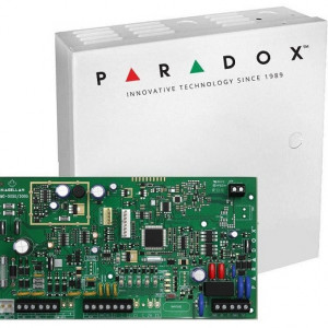 Centrala alarma antiefractie wireless Paradox Magellan MG5000, 32 zone, 2 partitii, emitator-receptor incorporat, 2 intrari placa, 16 PGM, StayD, iParadox