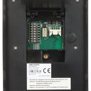 Cititor carduri si tastatura HikVision DS-K1108AMK, frecventa 13.56MHz (Mifare), protocoale RS-485, Wiegand si OSDP, functie tamper (anti-sabotaj), buzzer status, design seria Pro, montaj aparent, acces cod PIN - Img 7