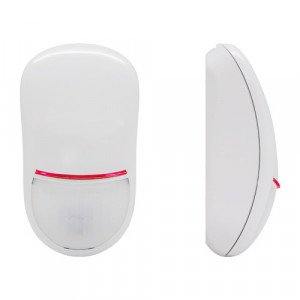 Detector de miscare dual PIR si MW DSC LC-203, grad securitate Grade 3, tehnologie Antimasking, detectie 15m, imunitate animale 15kg, protectie Creep Zone, rezistori EOL 5.6kOhm, tamper dublu, inlocuieste LC-103PIMSK - Img 2