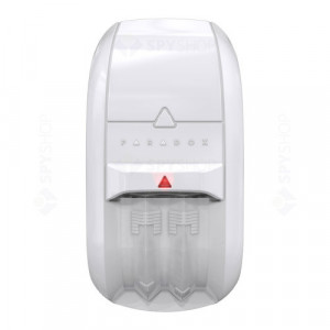 Detector de miscare wireless Paradox NV75MR (433/868 MHz) tehnologie Mironel Mirror, Anti-masking IR activ, detectie 16m, unghi 90°, imunitate animale, functie Creep Zone, grad securitate EN 50131 Grade 2