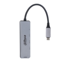 Docking Station USB-C Dahua TC35 5-in-1, USB 3.1 Type-C la 3×USB 3.0, HDMI 4K, PD 100W, plug & play, compatibil laptop/tableta/telefon, transfer date 10Gbps, DH-TC35 - Img 2