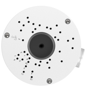 Doza de legatura pentru camere VIGI VJB-300 din aluminiu rezistent la apa, compatibil cu camere VIGI, montaj usor pe tavan sau perete, ideal pentru interior/exterior, dimensiuni 125x130.47x45.7 mm - Img 3