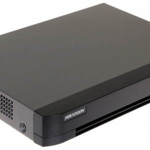 DVR 4 canale hibrid HikVision AcuSense iDS-7204HUHI-M2/S, tehnologie Deep Learning reducere alarme false, compresie H.265 Pro+, suporta 2 HDD, rezolutie pana la 8MP Lite, 5 semnale adaptiv, suporta pana la 8 camere IP