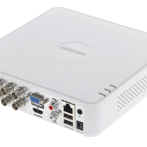 DVR 8 canale HikVision DS-7108HQHI-K1(S)(C), tehnologie hibrid 5-in-1, rezolutie 1080p, compresie H.265 Pro+, suporta pana la 12 camere IP, audio prin cablu coaxial, 1 HDD max 6TB, carcasa Mini 1U - Img 6