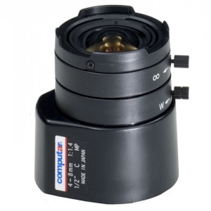 Lentila varifocala HikVision HG2Z0414FC-MP tip 1/2 4-8mm, zoom si focus manual, apertura F1.4, auto iris, C-Mount, distanta focalizare 0.5m-Inf, greutate 75g