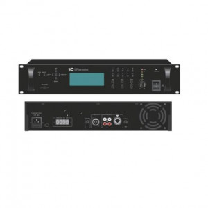 Mini amplificator ITC MPT240, putere 240W @70/100V, Amplificator de mixer MP3 incorporat si temporizator saptamanal, patru seturi de program principal si un set de program de asteptare, MP3 format, Dimensiune: 484 x 358 x