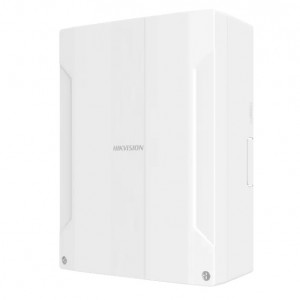 Modul extensie Multi I/O Wireless Hikvision AX PRO DS-PM1-I16O2-WE, 16 intrari, 2 iesiri, frecventa 868MHz bidirectional, afisaj LED status, doua iesiri alimentare 12V pt senzori cablati, spatiu acumulator backup - Img 2