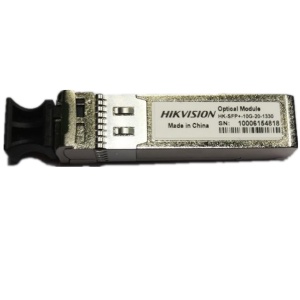 Modul optic SFP 10G Bidirectional HikVision HK-SFP-10G-20-1330, conector LC Single Fiber, compatibil DDM SFF-8472, hot-pluggable, alimentare 3.3V, suport 10G Ethernet, CPRI si Fiber Channel, conform standard RoHS